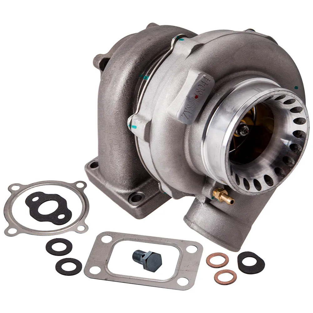 

MAXPEEDINGRODS GT35 GT3582 Turbo Charger T3 AR.70 Turbocharger Bearing Cast iron Turbine Universal for 2.5L-6.0L 4/6 cylinder