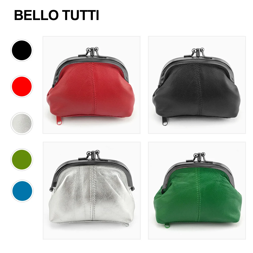 BELLO TUTTI кожаный кошелек для монет женские маленькие кошельки кошелек из натуральной овечьей кожи держатель для карт кошелек для монет