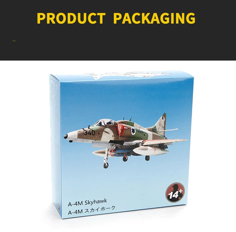 

1/72 Scale Diecast Airplane Model For Collection A4M A-4 Skyhawk Fighter Aircraft Plane Toys for Fans Children Gifts