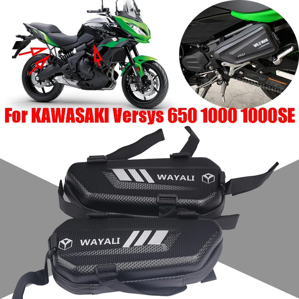 

For KAWASAKI Versys 650 Versys 1000 Versys 1000SE Versys650 Accessories Motorcycle Bag Storage Tool Bag Waterproof Triangle Bag