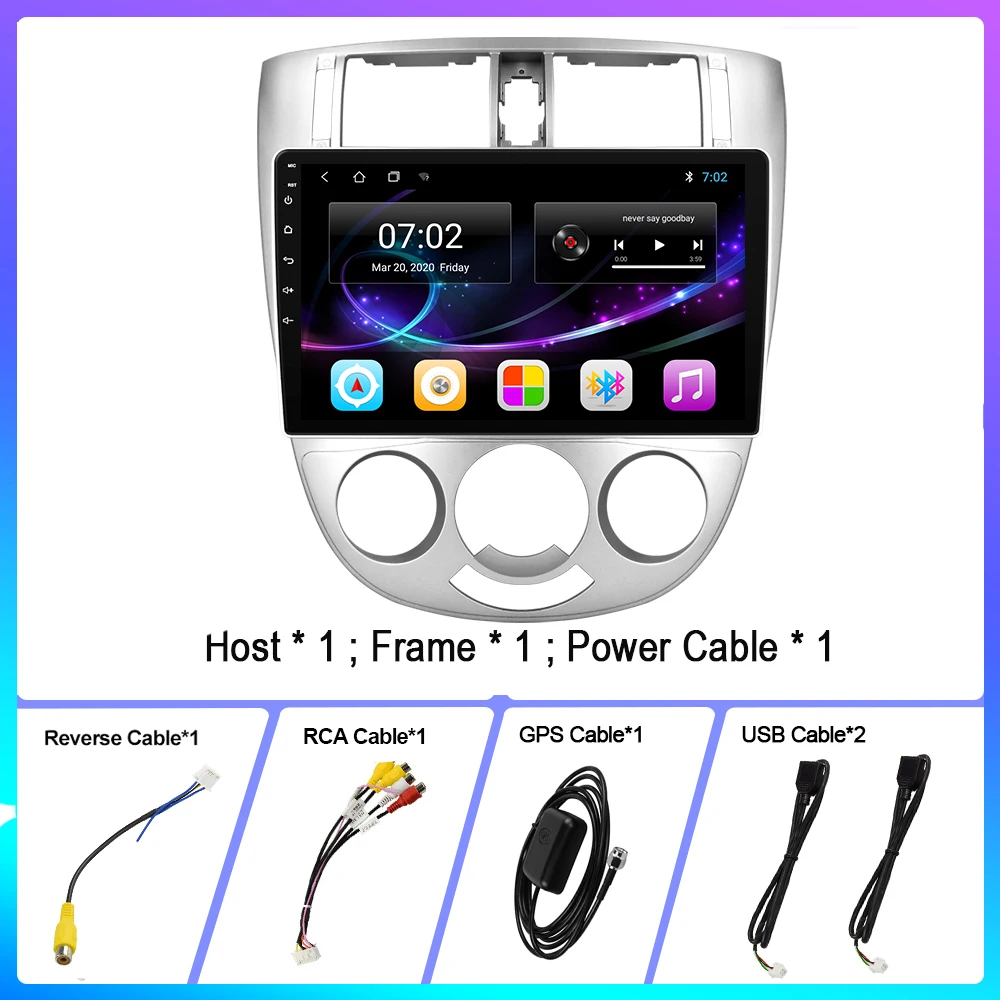 

2 Din DSP Car Radio Multimedia Video Player Android 10 For BUICK Excelle Hrv 2004 2005 2006 2007 support DAB OBD Carplay No DVD