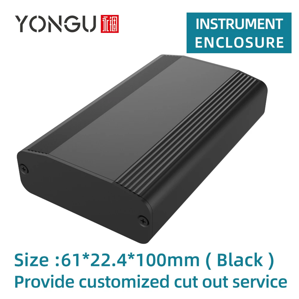 

Project PCB enclosure built-in grooves to accommodate the PCB J07 61*22,4mm