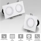 Квадратный встраивасветодиодный потолочный светильник высокой яркости с регулируемой яркостью, 7 Вт9 Вт12 Вт24 Вт, 3000K 4000K 6000K