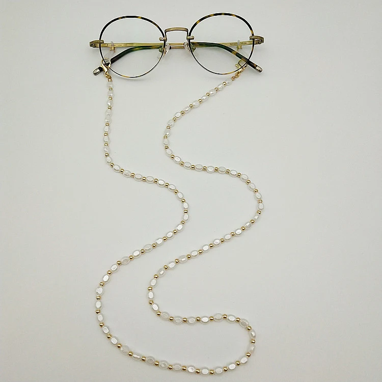 

Pearl Beaded Glasses Chain on the Neck Women Girls Sunglasses Strap Face Mask Rope Lanyards Reading Eyeglasses Holder