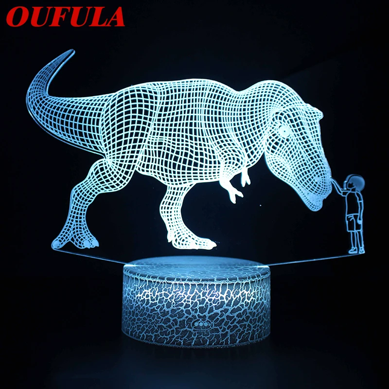 

DLMH Ночная светодиодная лампа, новинка, 3D лампа, милая игрушка, подарок, 7 цветов, мультяшная атмосфера, лампа для детской комнаты