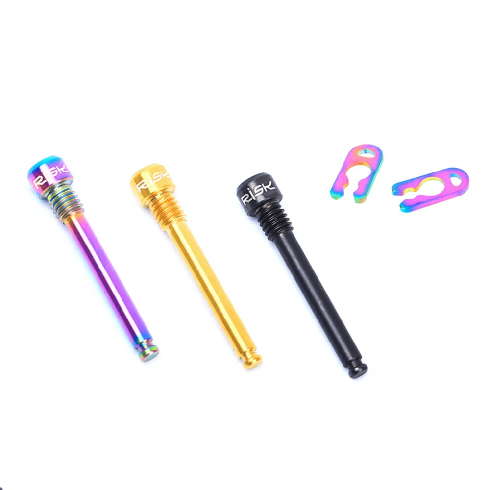 

Titanium M4x26mm Caliper Bolts Ultralight Bicycle Oil Disc Brake Pads Thread Pins for XT Hydraulic Disc Brak