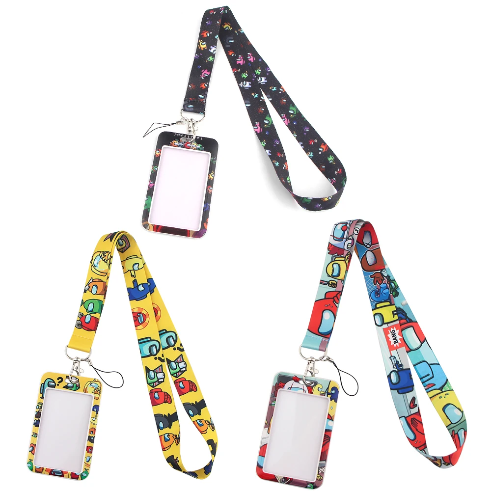 

SP962 Game Astronaut New Cartoon Neck Strap Lanyards Badge Holder Rope Pendant Key Chain Accessories Gift