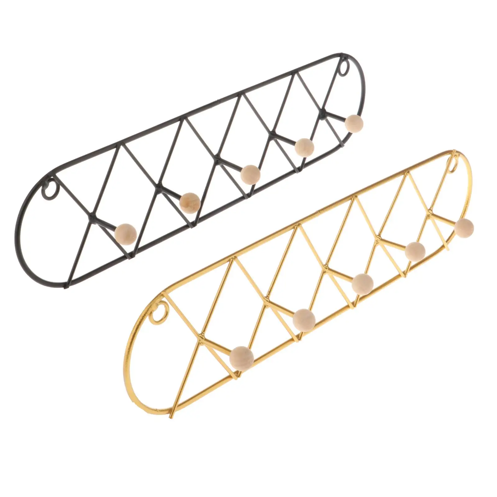 

Iron Coat Rack Wall Mounted Entryway Coat Hooks with 5 Row Hooks for Entryway