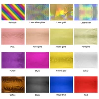 50pcsset colorful toner reactive foil bulk for laser printer and laminator hot stamping foils for cards crafts making 20x29cm