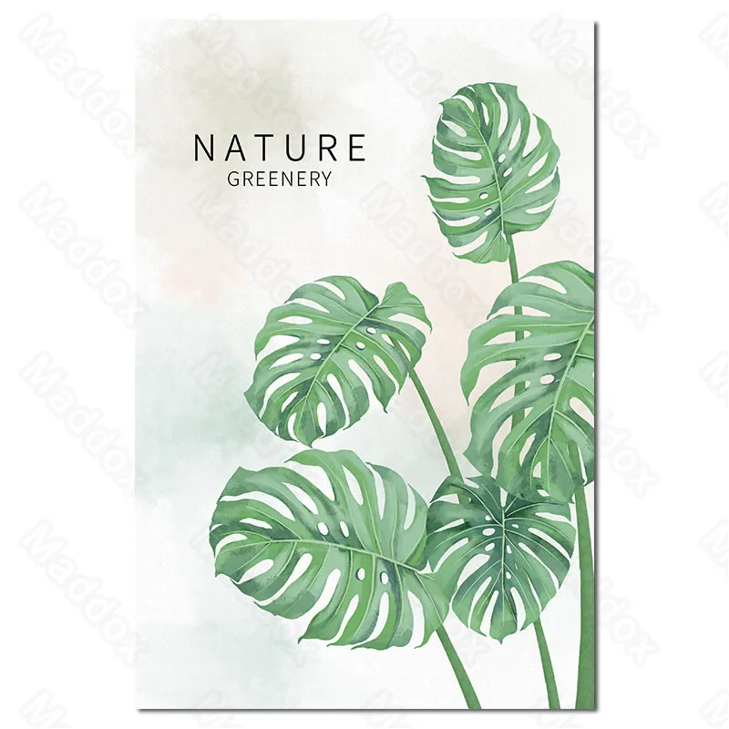 

Wall Pictures for Living Room Small Fresh Living Room Paintings Green Plants Leaves Bedroom Porch Study Room Paintings Murals