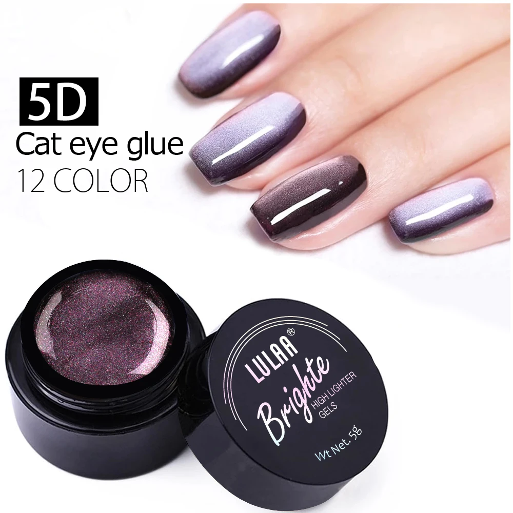 Гель-лак для макияжа ногтей кошачий глаз Перманентный лак 5d дизайн | Красота и