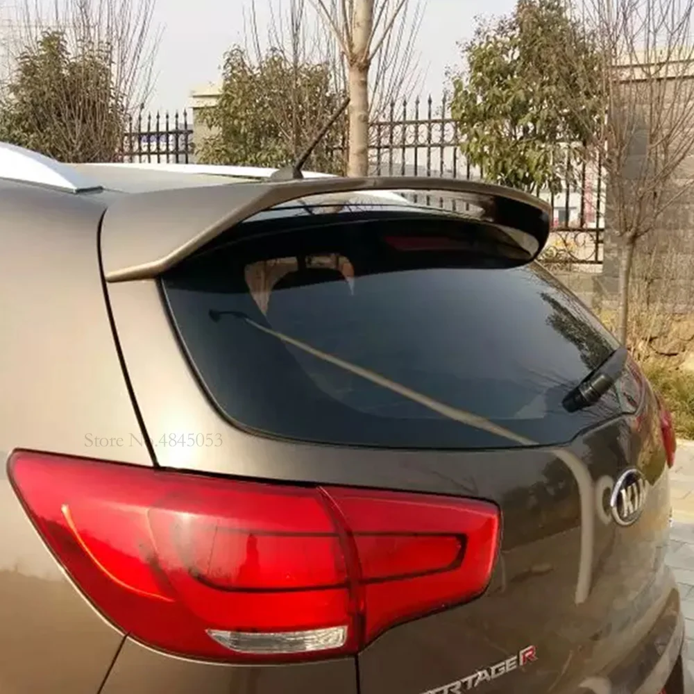 Автомобильный Стайлинг задний багажник спойлер для Kia Sportage и R 2011 2012 2013 2014 2015 2016 ABS