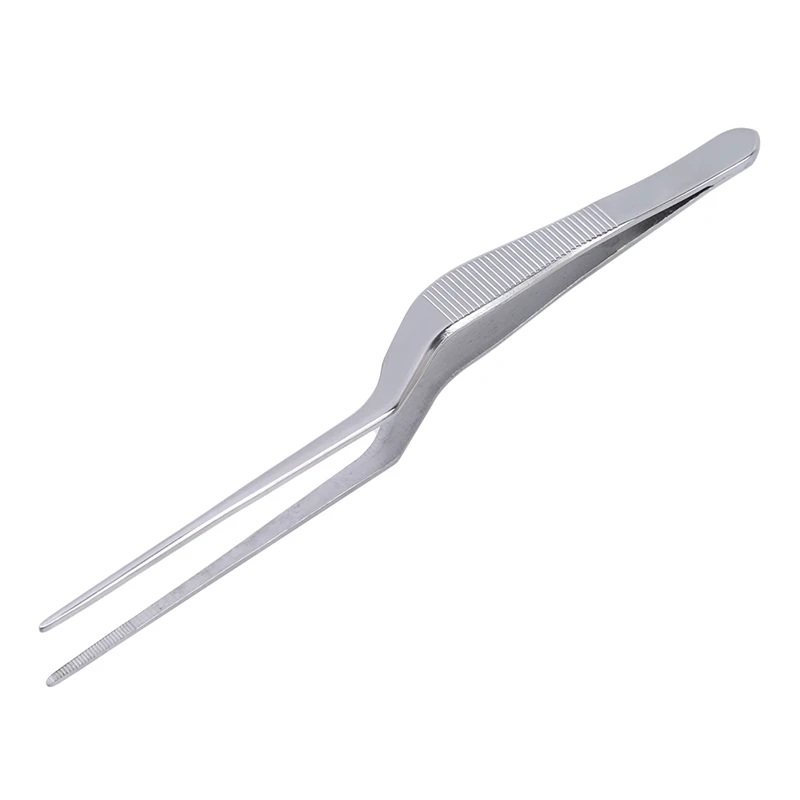 Серебряная нержавеющая сталь изогнутые ресницы для ногтей клипса чистки ушей