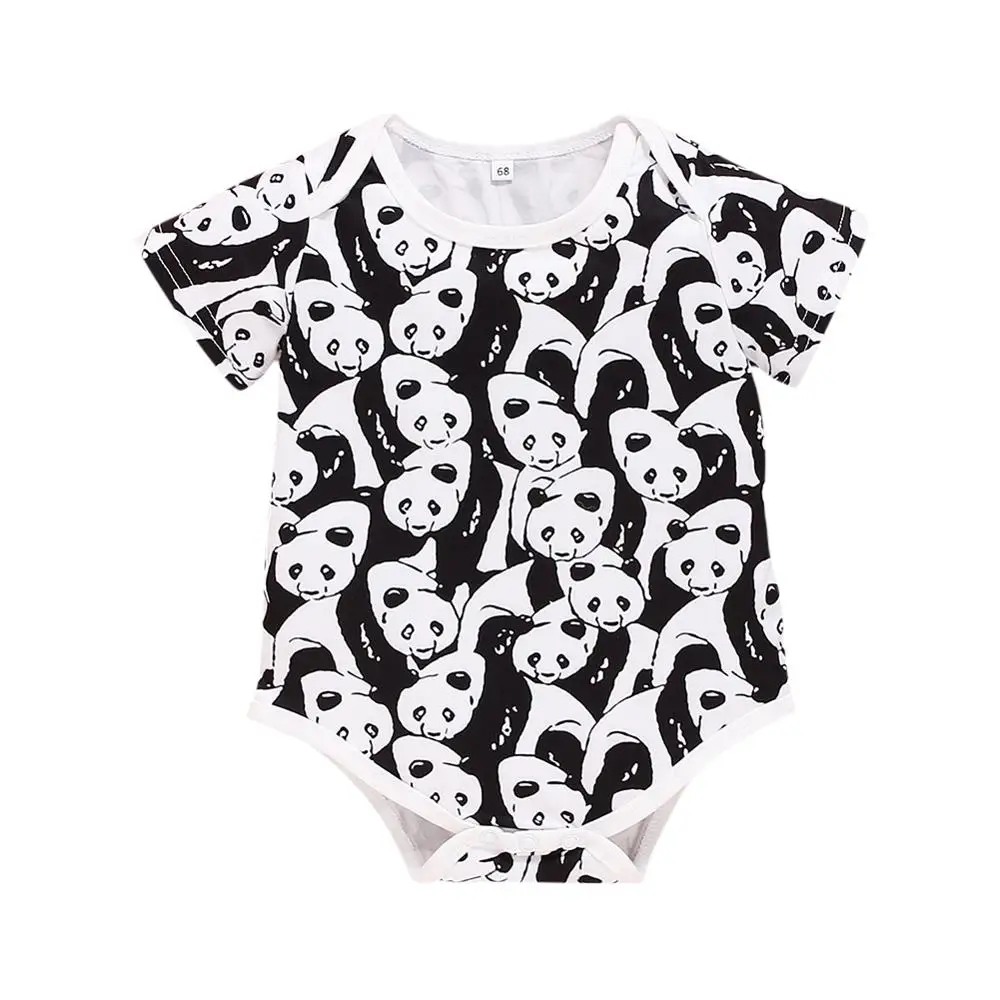 

Baby Fashion Short Sleeve Animal Print Bodysuit