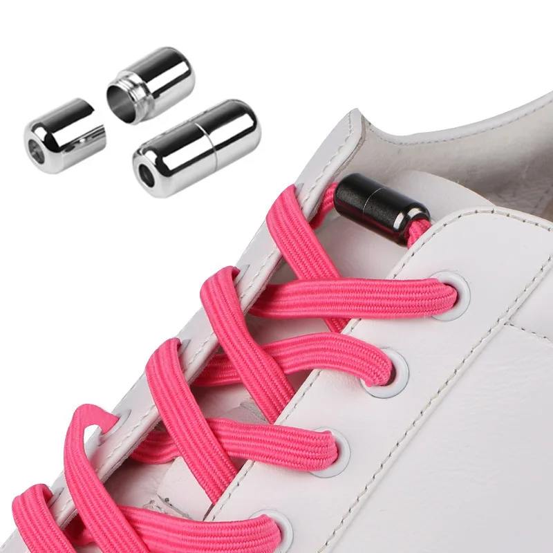 

Metal capsule lazy shoelaces elastic no tie shoelaces adult shoelaces for sneakers