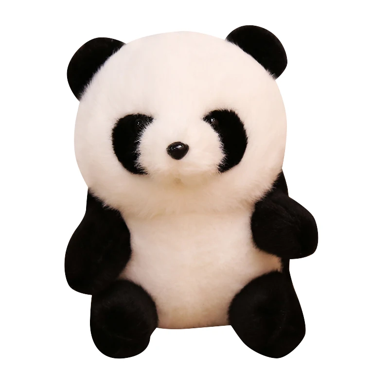 

18/26cm Kawaii China National Treasure Panda Plush Toys Stuffed Soft Animal Black White Panda Pillow Cute Decor Gift for Baby