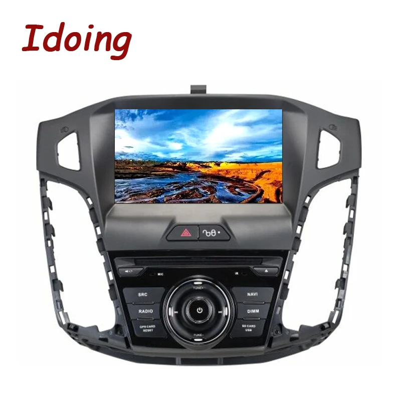 Автомобильный мультимедийный плеер Idoing 1Din Android для Ford Focus 2012 2014 4 Гб + 32 ГБ 8 ядер