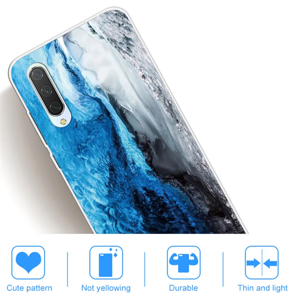Xinch Marble Case For Xiaomi Mi CC9e CC9 9T Pro Back Cover on Xiomi A2 Lite A3 Phone Coque Soft TPU Silicone Shell Funda Capa |