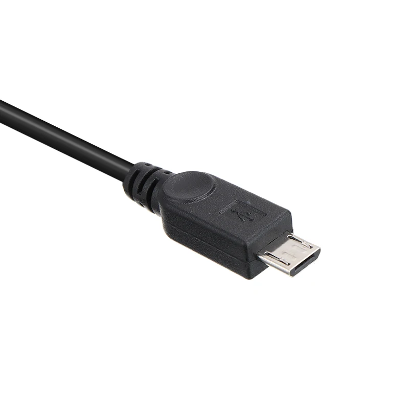 Mayitr 15 см Micro USB 2 0 Тип B штекер-гнездо M/F УДЛИНИТЕЛЬ зарядный черный кабель для