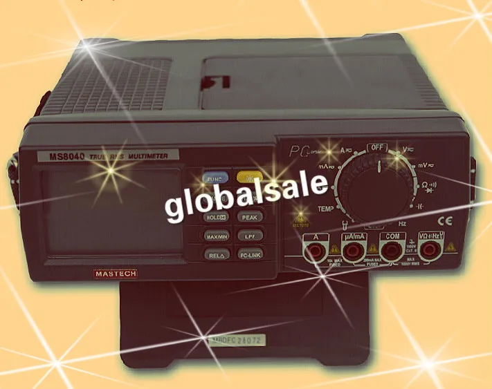 MASTECH 22000 подсчет MS8040 настольный мультиметр переменного тока TRMS Макс/мин ПК