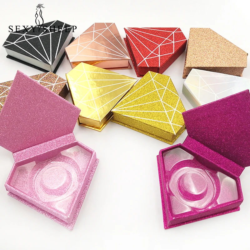 1 пара упаковочных коробок для ресниц Поддельные 3d норковые ресницы Коробки