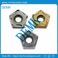 pnmu0905 double sided 10 corners five pointed star high efficiency fast feed carbide insert high speed cnc heavy duty cutting