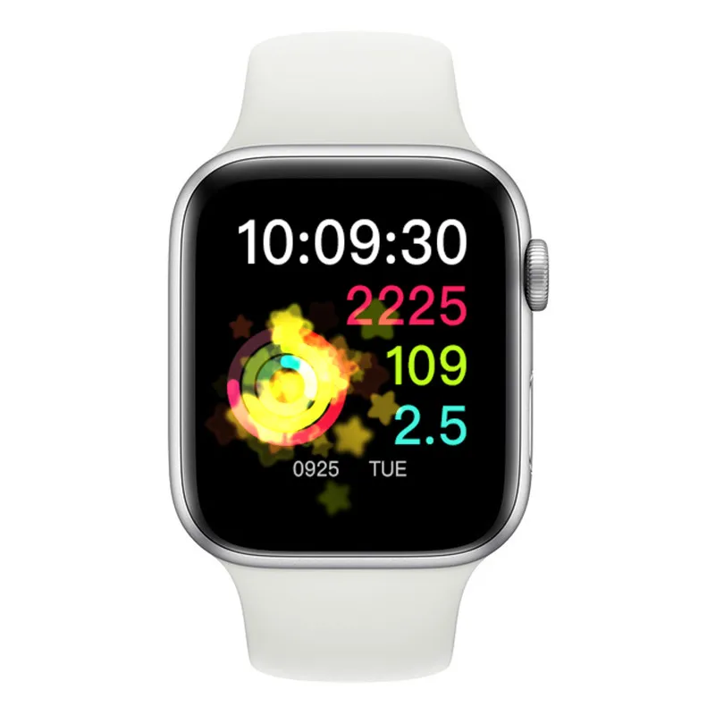 silver Умные часы Bluetooth Smart Watch Series 4 с пульсометром кровяное давление наручные часы для iOS Android samsung - Цвет: silver