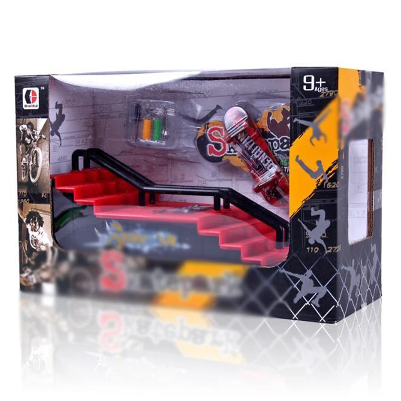 Детские Фингерборды скейт-парк пластиковые игрушки доски для пальцев детей