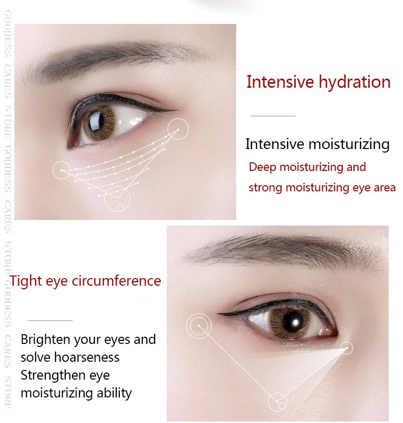 Коллагеновые патчи для глаз 60 шт. пептид анти темный круг гидрогель жемчуг маска