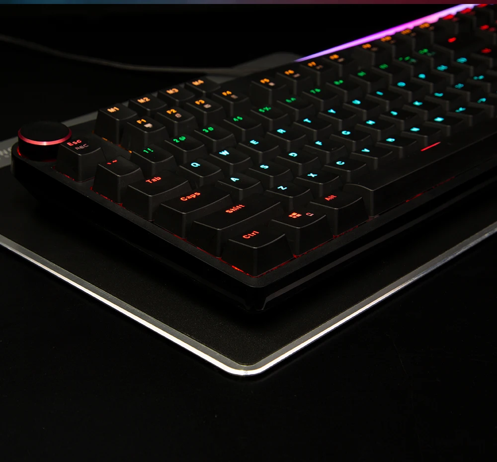 Команда волка профессиональная игровая механическая клавиатура RGB с подсветкой USB Проводная оптическая ось русская/английская модель для компьютера