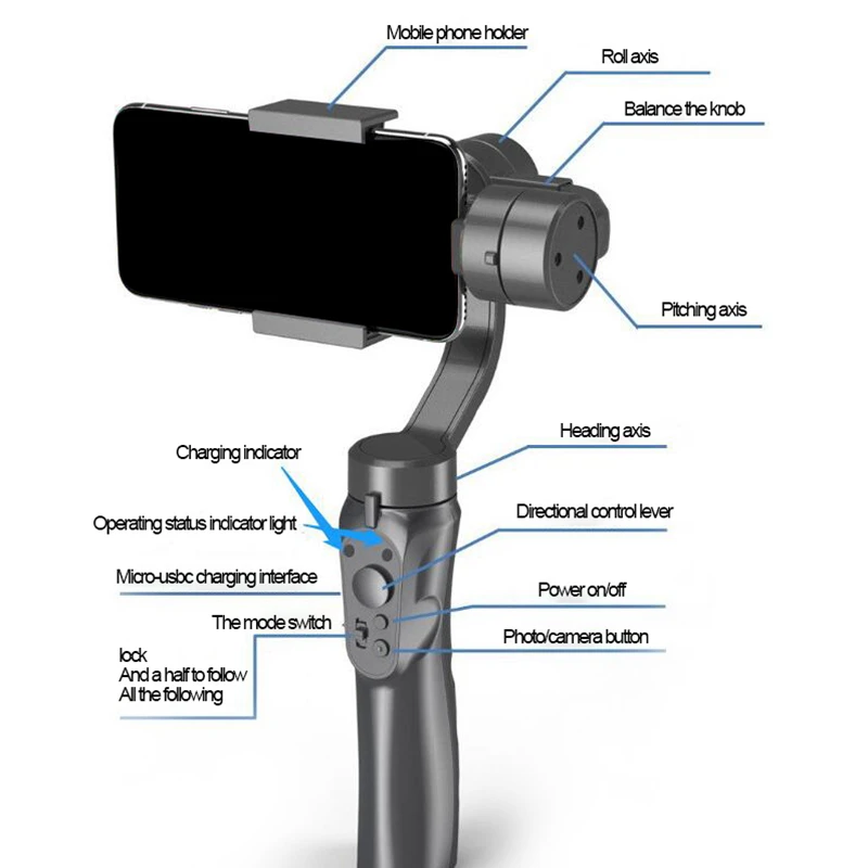 

Mobile Phone Stabilizer Bracket Universal Stabilizer for Samsung Mobile Phone Camera