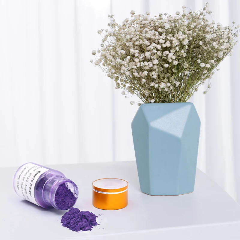 Пищевой порошок пурпурного цвета для шоколада торта хлеба выпечки обжарки