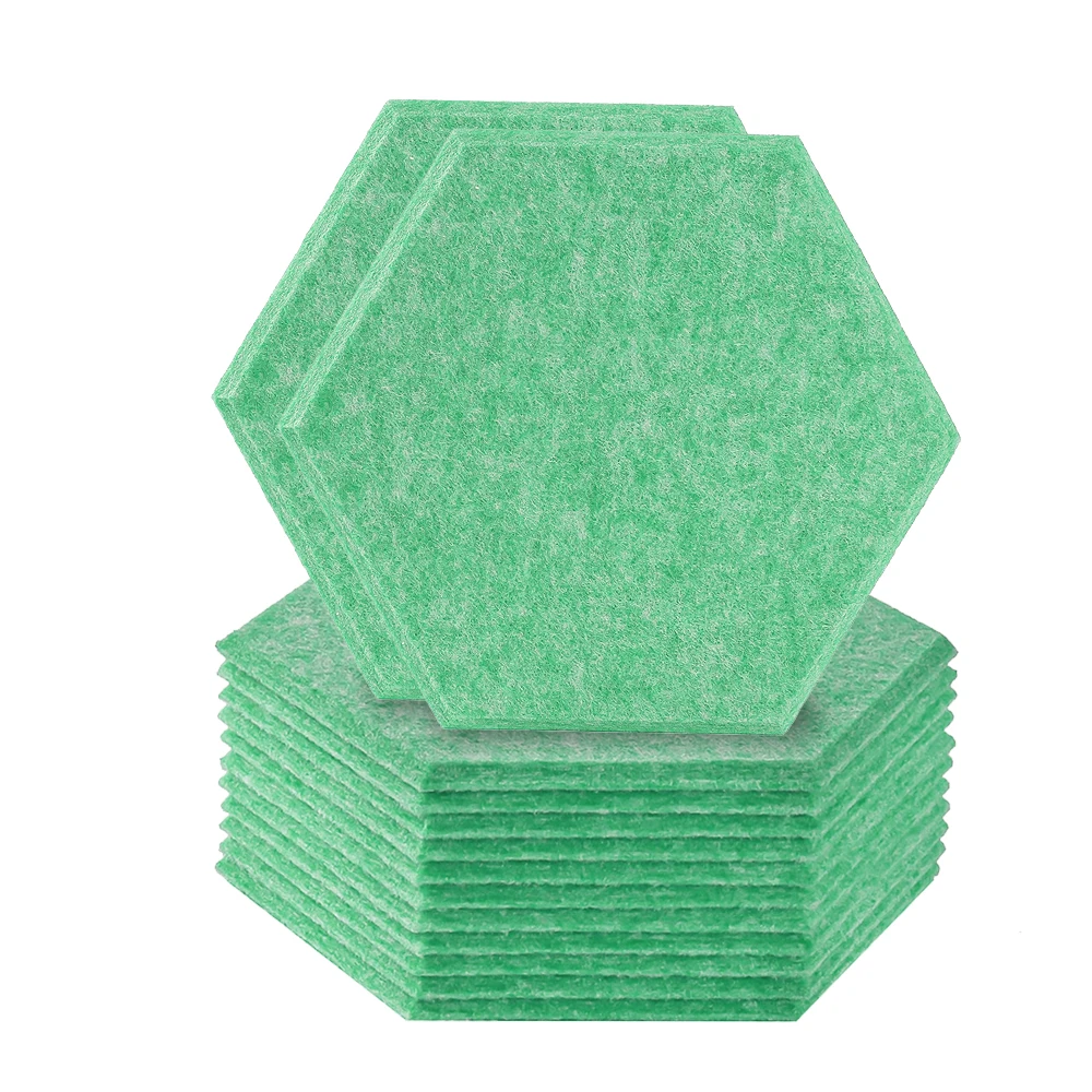 

Hexagon Soundproofing On The Wall 6 Pcs Acoustic Panel Absorcion For Home Door Noise Insulation Home Music Studio Wall Panels
