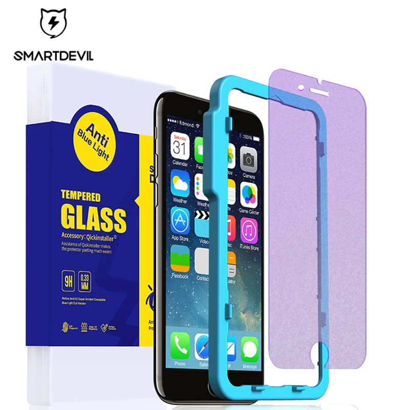 Закаленное стекло SmartDevil с защитой от синего света для iphone 6 6s plus защитная пленка