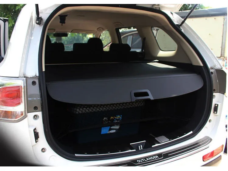 Задняя крышка груза для Mitsubishi Outlander 2013 2014 2015 защитный экран багажника козырек