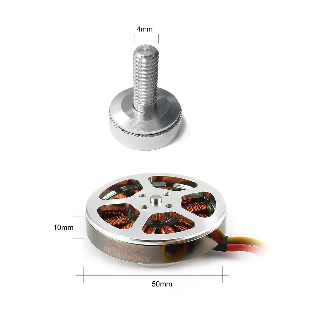 110g 5010360 V/750KV с высоким крутящим моментом алюминиевые бесщеточные двигатели для