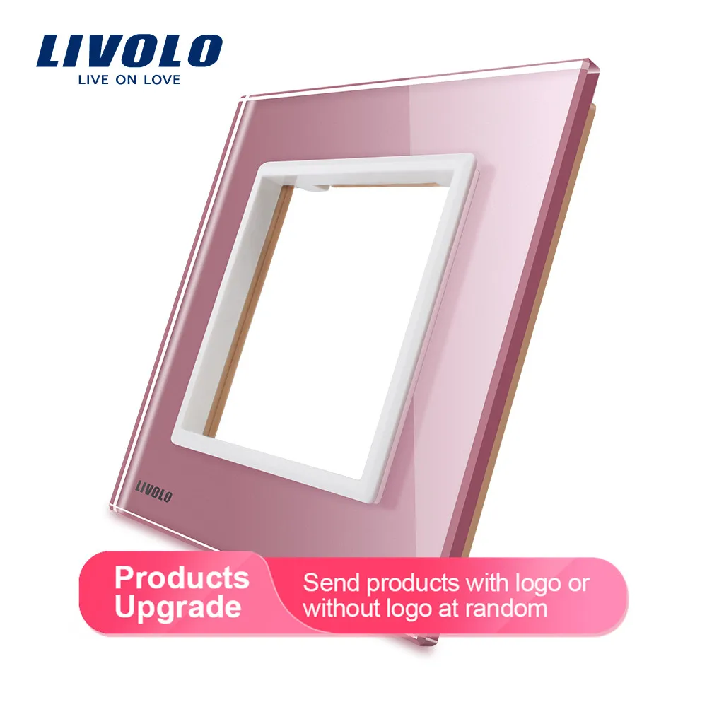 Livolo роскошное цветное жемчужное Хрустальное стекло 80 мм * европейский стандарт