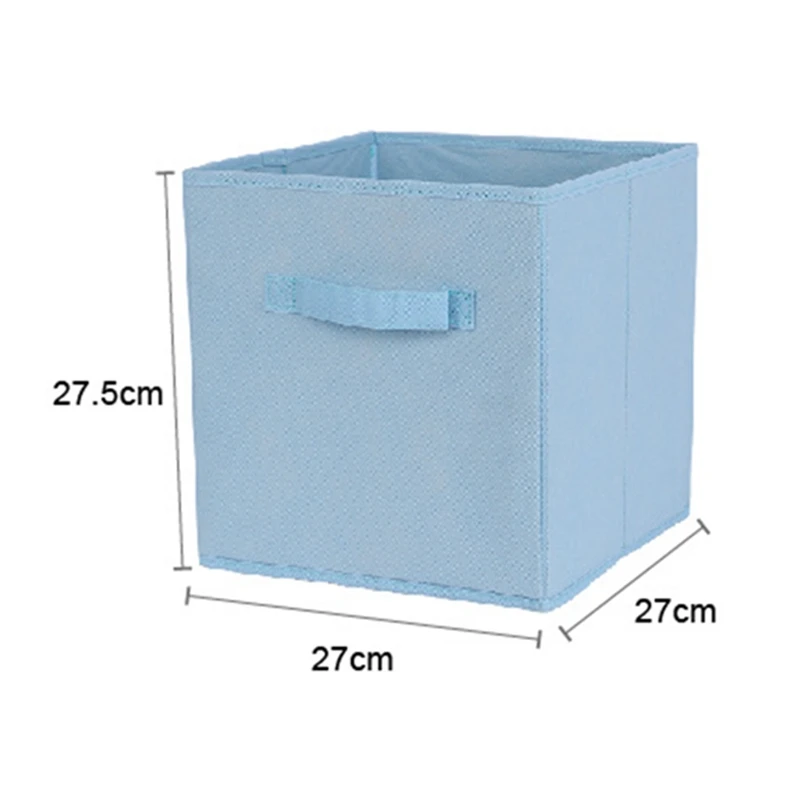 

For Non-woven Foldable Cube Storage Bin Sundries Organizer Basket Fabric Drawer Cubby Organizer Container Box