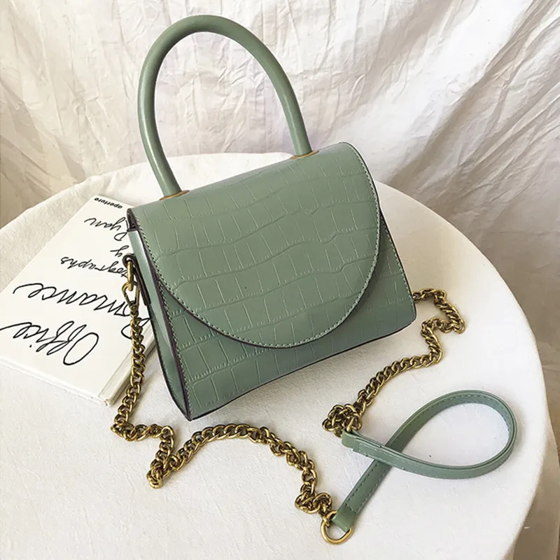 Новые маленькие сумки с каменным узором женские через плечо 2020 модная сумка