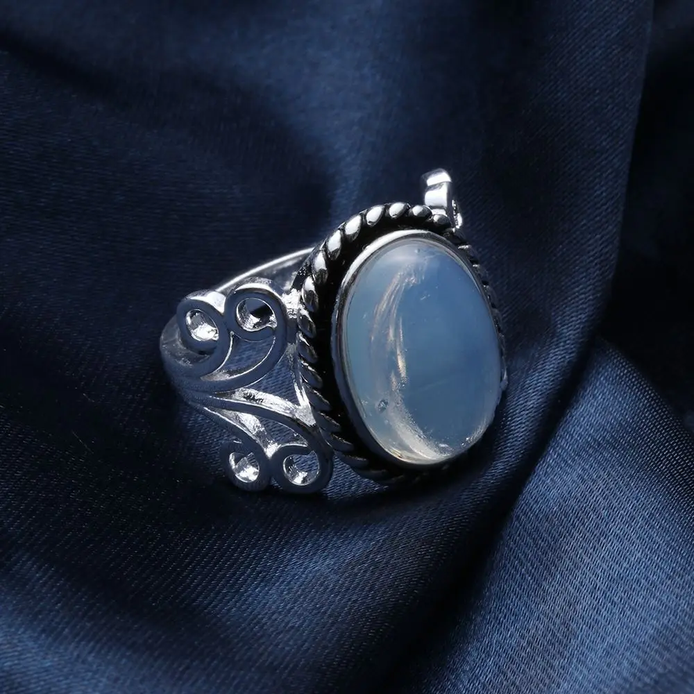 1 шт. антикварное женское кольцо в винтажном стиле тибетское овальное бохо с