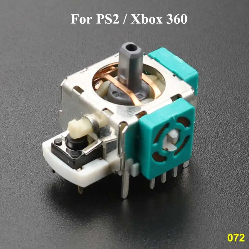 Xbox360 Green YuXi 1 шт. 3D аналоговые ручки джойстик ДЖОЙСТИК Джойстик Модуль рокер для Xbox ONE Xbox360 контроллер PlayStation 2 3 4 PS2 PS3 PS4 - Цвет: Xbox360 Green