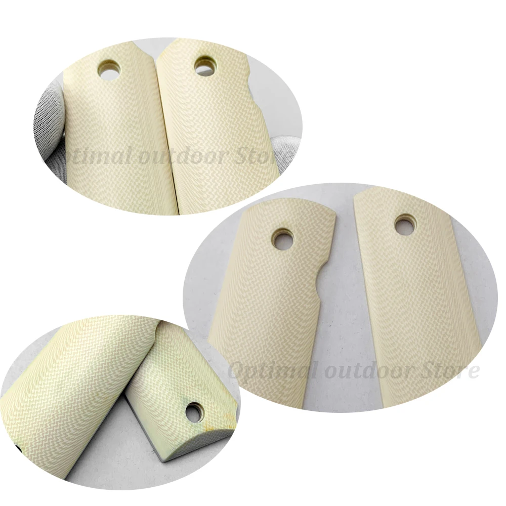 TOtrait 1 пара 1911 ручек белые ручки из смолы накладные пользовательские с ЧПУ | Спорт