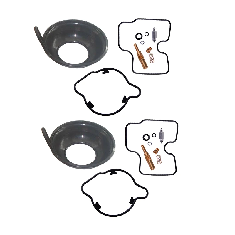 

2 Sets Motorcycle Carburetor Repair Rebuild Kit With Diaphragm Fit For Honda VFR750F 1994 1995 1996 1997