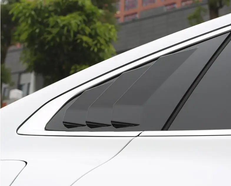 Для volkswagen passat cc 2019-2020 Sedan ABS затемненная задняя дверь жалюзи рамка подоконник