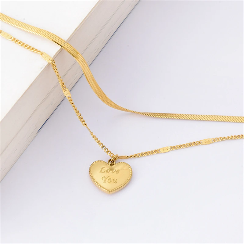 

Foot Accessories Double Layer Heart Chain Anklets for Women Summer Style Beach Barefoot Sandal Bracelet Ankle On The Leg Jewelry