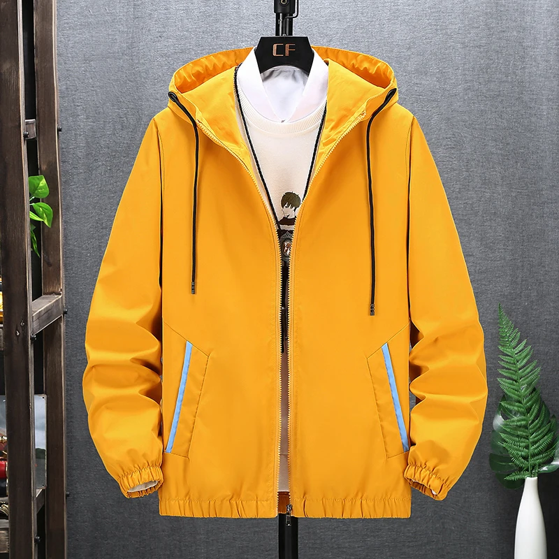 8XL 7XL 6XL Плюс Размер Мужские Куртки И Пальто Весна Осень Повседневная Мода Мужская