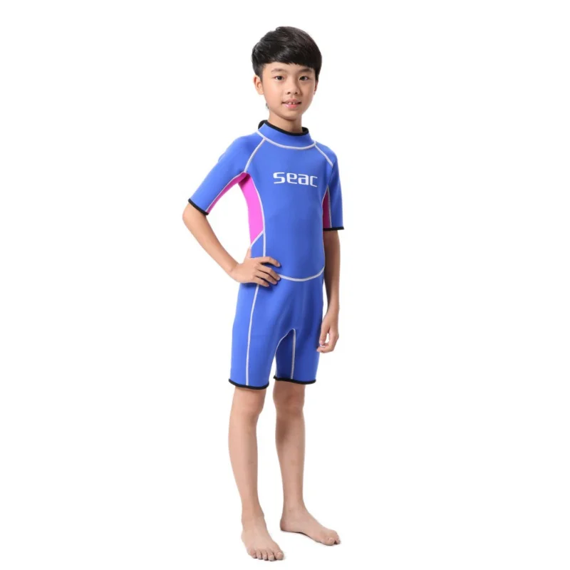 Костюм для дайвинга Детский купальный костюм мальчиков и девочек Цветной