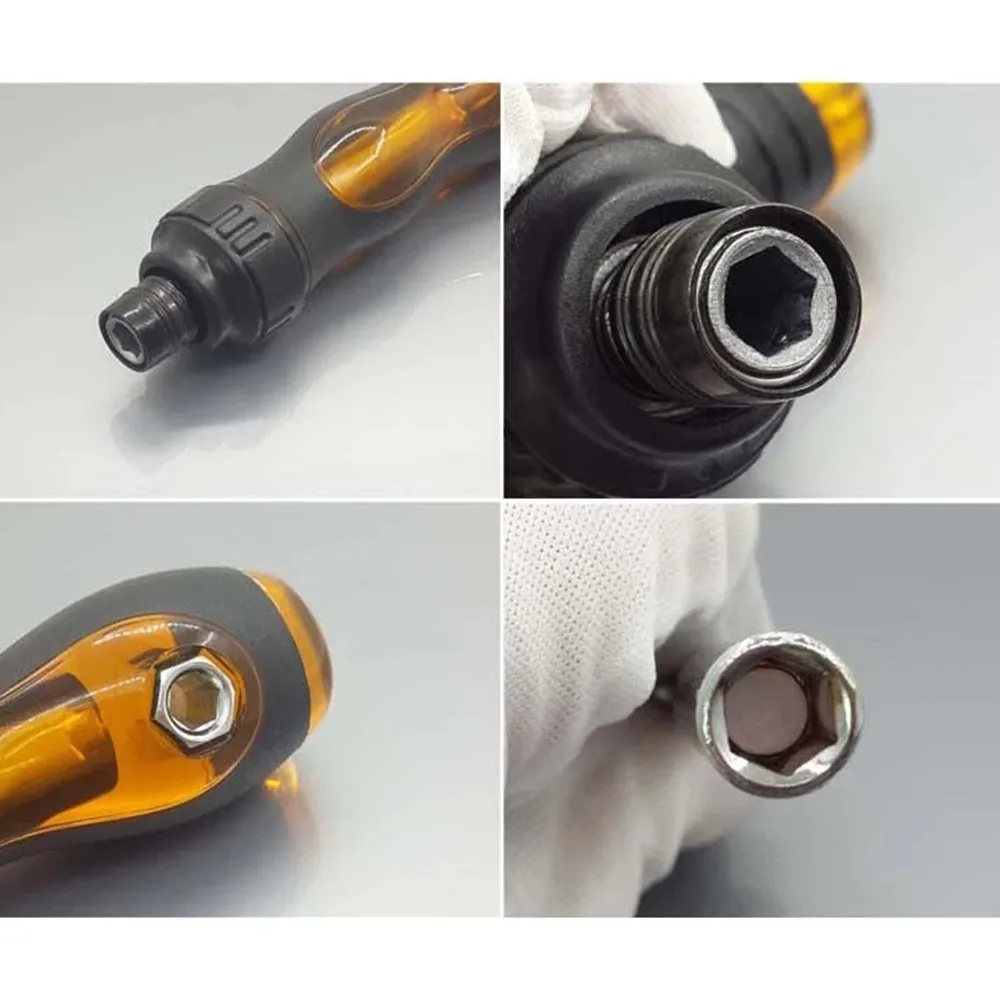 

Set Screwdriver Set Slotted Telescopic Wrench 1PC 45 # Steel Bits Drivers