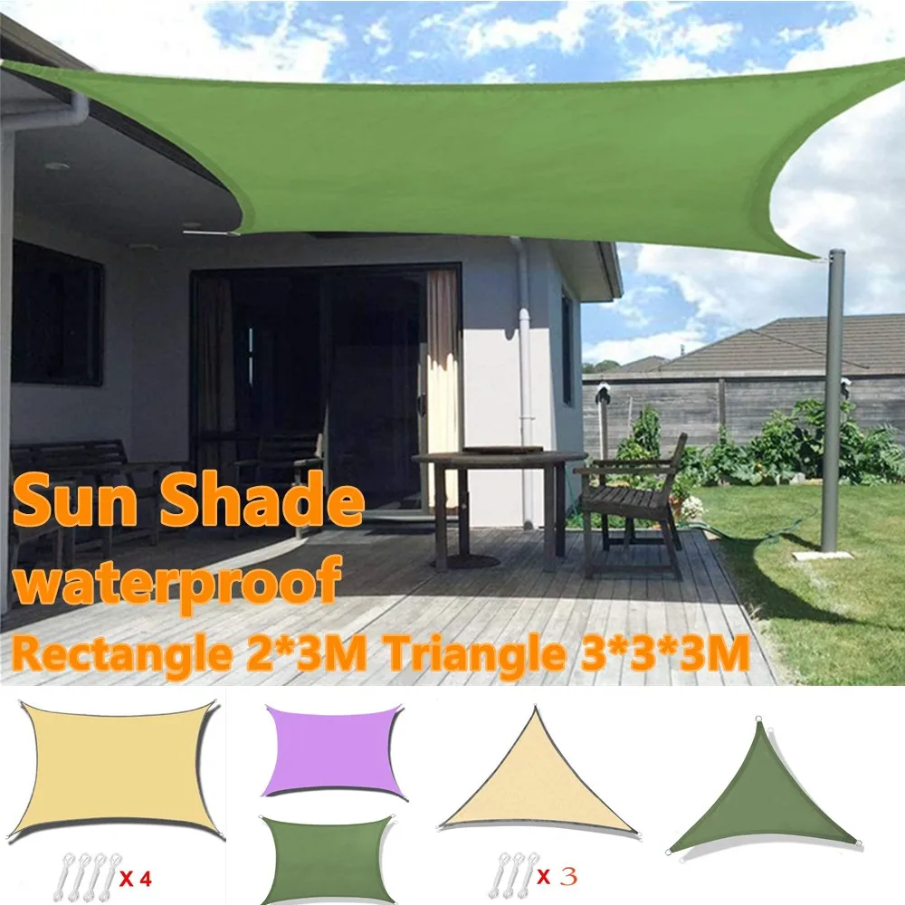 

Sun Shade Sail Canopy UV Block Awning For Outdoor Patio Garden Backyard Tent Portable Camping Canopy Tent Sun Shelter Accessory