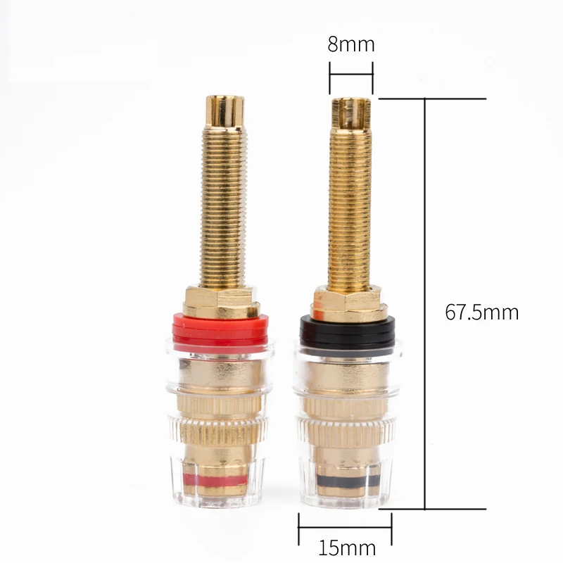 Клеммный соединитель динамика связующий столб усилитель hi fi чистая позолоченная